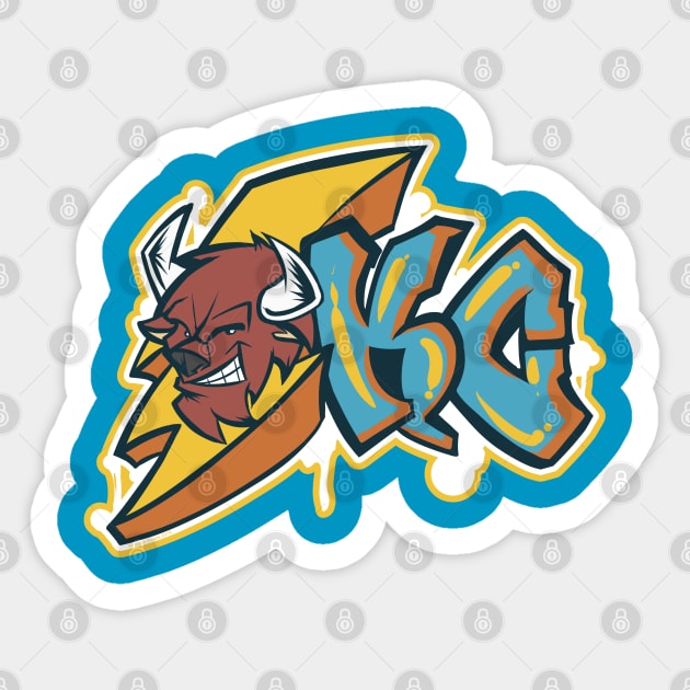 Oklahoma City Buffalo Thunder Basketball OKC Sticker by Dustinart